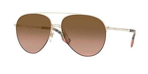 burberry be3113|BURBERRY Sunglasses BE 3113 110913 Ferry Light Gold Brown .